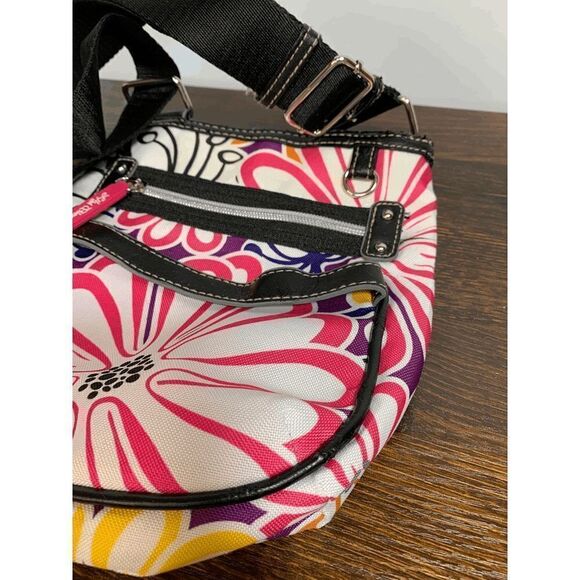 Lily Bloom Floral Purse Bag With Adjustable Strap Multi-Color Size 9x8" - Picture 4 of 6